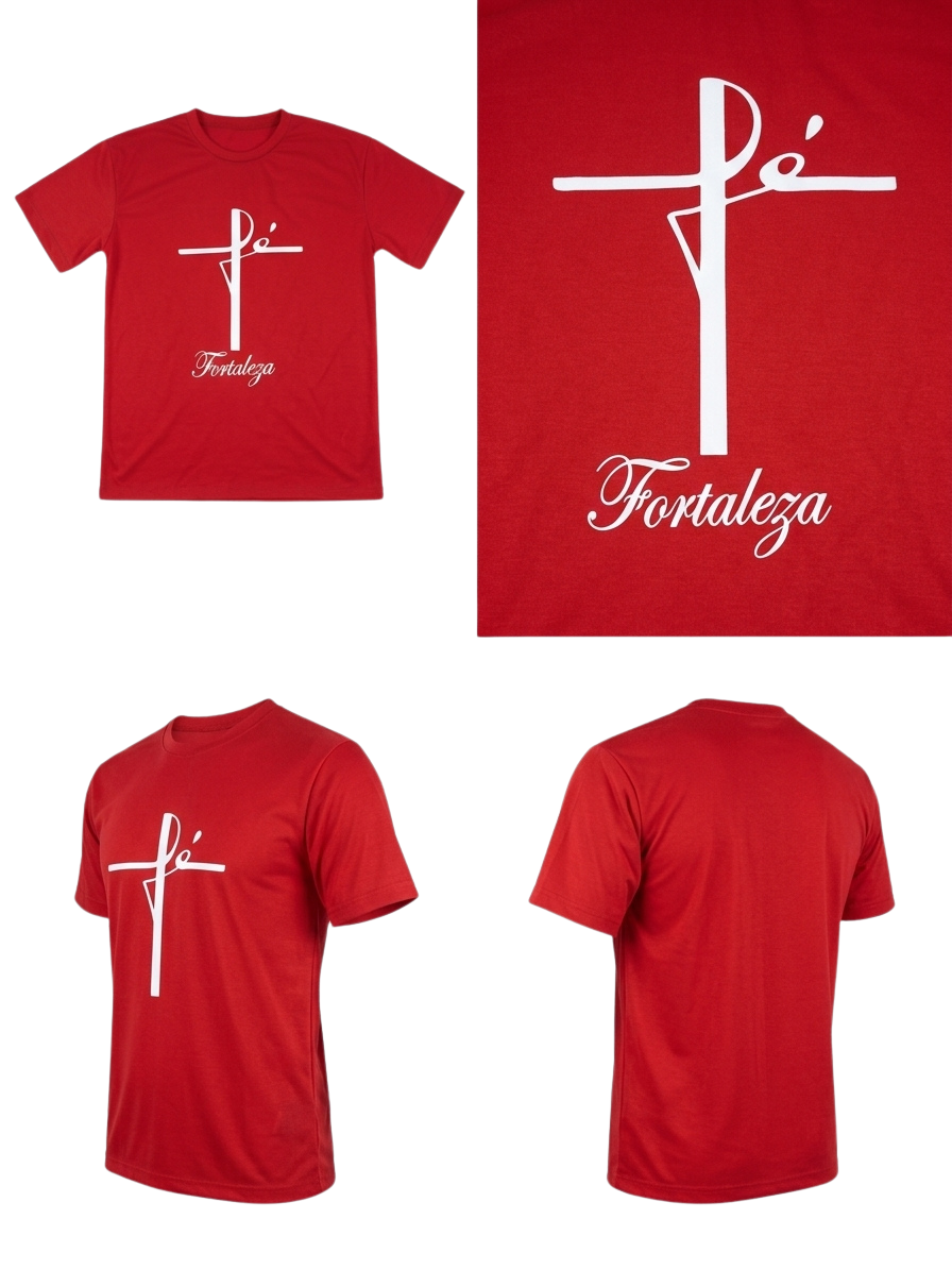 Camiseta Fé & Fortaleza